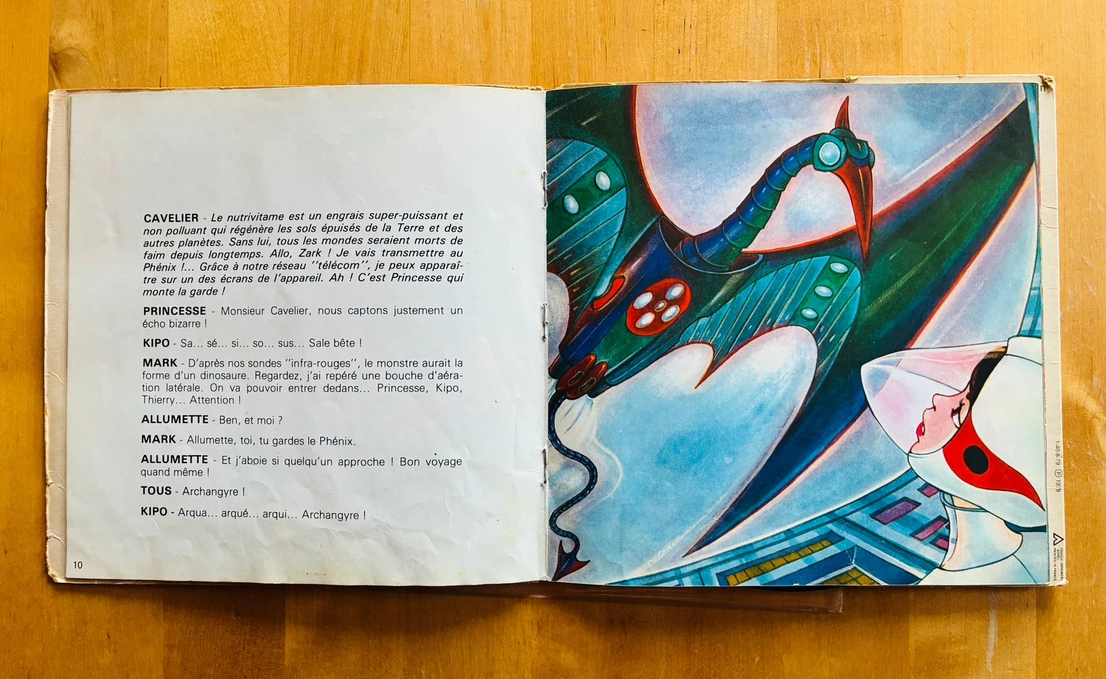 Libro disco vinilo 45T La batalla de los planetas Operación Dinosaurio. – photo 3